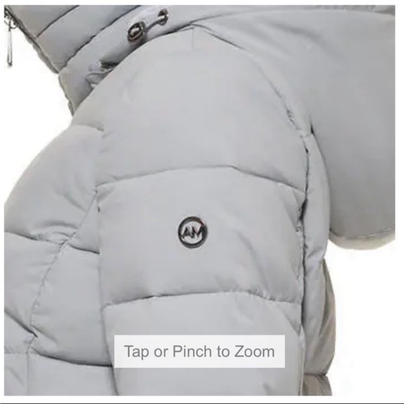 Andrew Marc Ladies’ Long Stretch Parka, Gray (S) - Picture 7 of 7